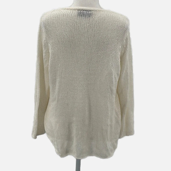 Wooden Ships Mom Wow Knit Open Weave Sweater - Size XS/S - Picture 3 of 5